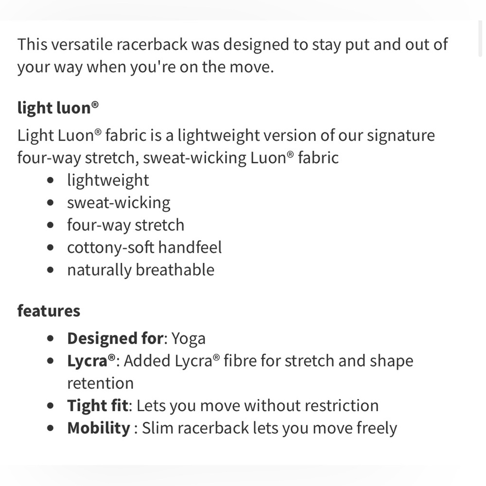 Lululemon Cool Racerback Tank - Picture 5 of 5